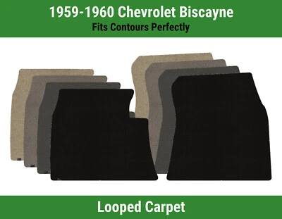 Alfombrillas Lloyd Classic Loop de primera fila para Chevrolet Biscayne 1959-1960  Foto 1 de 4