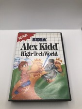Alex Kidd High Tech World Sega Master System Rare Cib #0356