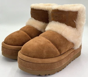 Ugg Classic Chillapeak Women's Size 9 Chestnut Suede Winter Boots NIB - Picture 1 of 10