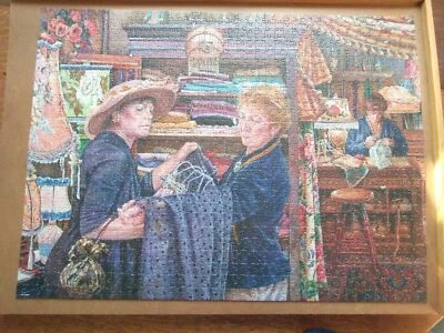  Rompecabezas Milton Bradly SUSAN BRABEAU 1000 piezas "Tienda de lámparas" arte completo Foto 1 de 4