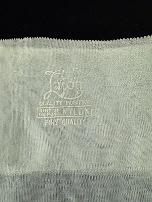 Medias planas vintage de punto con costuras Lujon 3 pares Foto 1 de 4