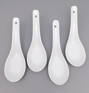Pier 4 wonton noodle & soup ceramic spoons (4pk-bundle) - Picture 1 of 6