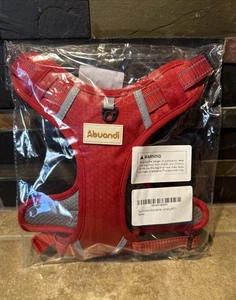 Abuandi Hundegeschirr verstellbar atmungsaktiv rot Größe Small neu schneller Versand - Bild 1 von 7