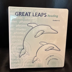 Great Leaps Reading 3 Ring Binder Campbell Mercer K-2 - Foto 1 di 13