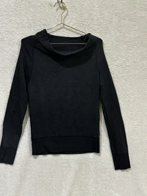 Sudadera Estándar James Perse Cuello Embudo Talla 2 Estilo Carbón #WXT3309 Foto 1 de 4