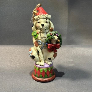 2003 Jim Shore Christmas Dog Nutcracker Ornament - Picture 1 of 8