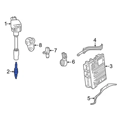 For Toyota Camry 2018-2025 Toyota 9091901289 Spark Plug - Изображение 1 из 4