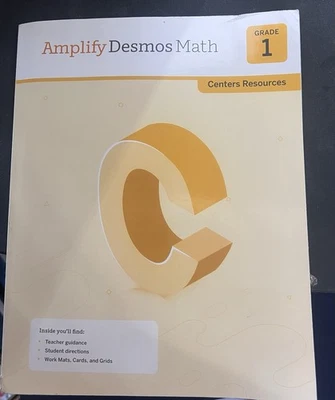 Amplify Desmos Math, Grade 1, Centers Resources - Image 1 of 4