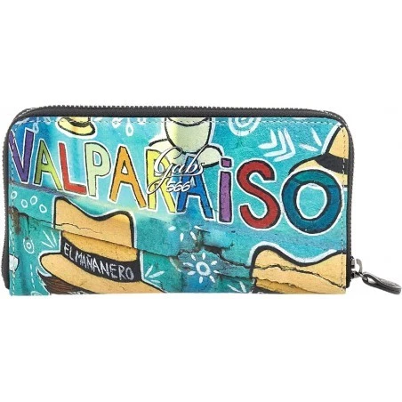 Portafoglio in pelle stampata Donna Gabs GMONEY17 Valparaiso - Immagine 1 di 1