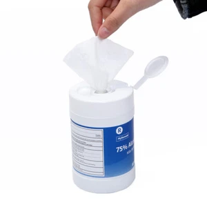 75%  Alcohol Wipes 60 Wipes Can , Canister, Drum - Picture 1 of 9