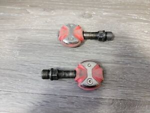 Speedplay Zero Clipless Bike Pedals 9/16" Cr-Mo Spindles Red