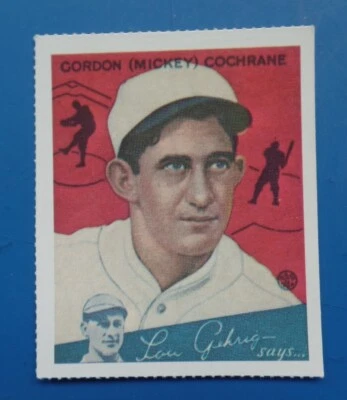 Dover Reprint 1934 Goudey #2 Gordon Mickey Cochrane Detroit Tigers HOF - Изображение 1 из 2