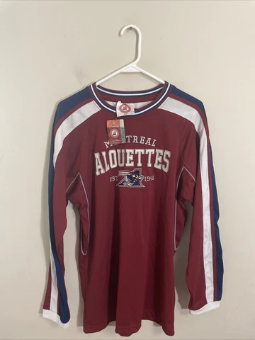 Adult Size Small CFL Montreal Alouettes Football Long Sleeve Shirt NWT Cover