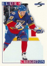 1995-96 Score #283 ADAM CREIGHTON - St. Louis Blues AEV Augsburg Panther