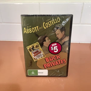 NEW & SEALED Buck Privates Abbott and Costello DVD - Region 4 - Picture 1 of 2