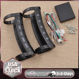 Remote Control Buttons Car Steering Wheel Wireless Universal For Stereo DVD US - Picture 1 of 9