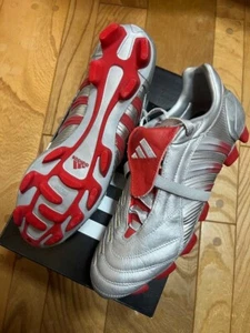 Botas de fútbol Adidas Predator Pulse TRX HG Beckham plateadas/rojas talla EE. UU. 7,5 - Imagen 1 de 9
