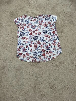 Kenar Womens Shirt Size Medium Multicolor Floral Print Lightweight Flowy - Image 1 of 4