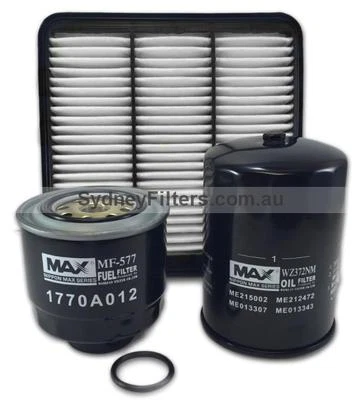 MITSUBISHI TRITON 3.2L TURBO DIESEL ML 4M41 AIR OIL FUEL FILTER SERVICE KIT 3.2 - image 1 of 4