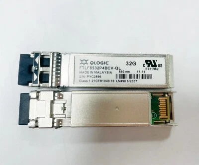 Qlogic SFP28-SR-SP FTLF8532P4BCV-QL 32G SFP28 SW FC 850nm Transceiver 1PCS - Image 1 of 2