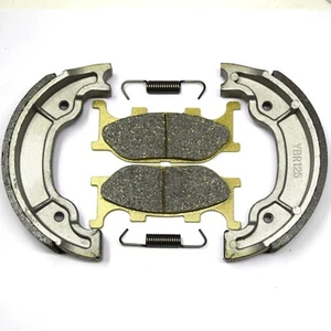 Brake Shoes Pads for Yamaha XV250 Virago 250 1995-2007 Front Rear Drums - Picture 1 of 3