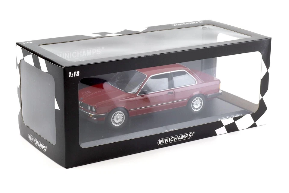 155026008 BMW 323i E30 Carmine Minichamps 1/18