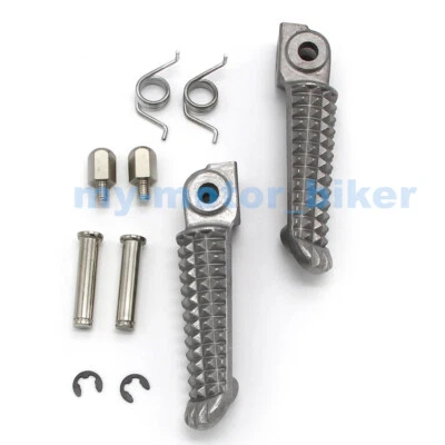 Reposapiés delantero plateado estriberas/brazo de peldaño principal para Yamaha YZF R6 YZF600 1999-2020 Foto 1 de 4