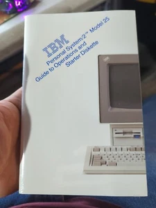 IBM PS/2 Model 25 - Guide to Operations and Starter Diskette Sealed Nos - Picture 1 of 2