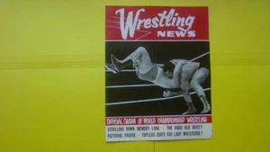 1966 Wrestling News Vintage Australian Magazine, RARE FIRST EDITION # 1 WWE WWF - Picture 1 of 8