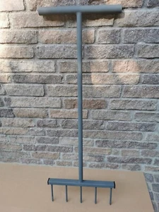  Lochfeuerrechen Rasen Rasen Teppich Rake Garten - Bild 1 von 1