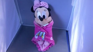 Disney Bebés Minnie Mouse 12" Peluche Muñeca Juguete con Manta Envoltura Mickey - Imagen 1 de 5