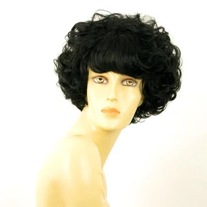 short wig for women black curly ref 1b eleonore PERUK - Imagen 1 de 9