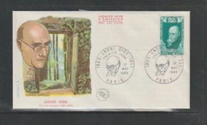 France 1969 SG1830 FDC (Paris) A. Gide (writer) Red Cross Fund - Picture 1 of 1