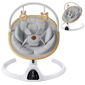 FasonBaby Altalena Bluetooth per Neonati con Altoparlante Musicale e 3 Posizioni Posti - Foto 1 di 1