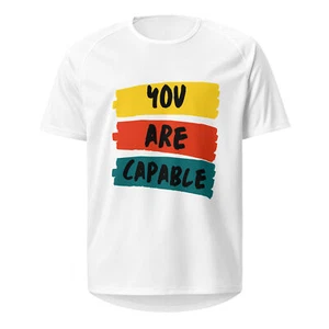 You Are Capable Unisex Sporttrikot | Premium Gym Wear - Bild 1 von 13