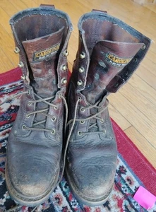 Stivali da lavoro uomo CAROLINA in pelle marrone misura 10 o 10,5 larghezza non sicura  - Foto 1 di 12