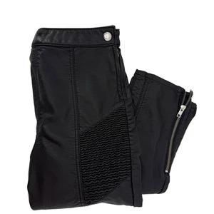 Free People Kaelin Imitación Cuero Moto Ajustado Leggings Pantalones Negro Talla 6 - Imagen 1 de 9