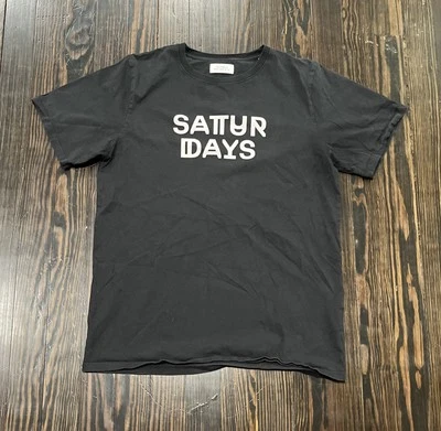Saturdays New York City T Shirt Men’s Medium Black Cotton  - Image 1 of 4