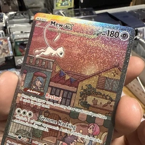 Pokémon TCG Scarlet & Violet Mew EX SVP 053 Black Star Promo Holo - Bild 1 von 4