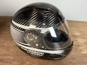 HARLEY DAVIDSON FXRG MOTORCYCLE HELMET LARGE WITH BAG - Picture 1 of 12