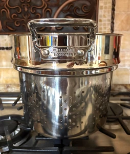 Williams Sonoma Pasta Insert Steamer 7 3/4" x 9 3/4" x 8" - Picture 1 of 9