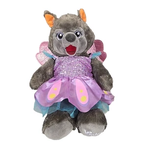 Build a Bear Workshop Plush Violet Great Wolf Lodge Butterfly Wings Dress 2019 - Picture 1 of 18