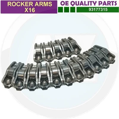 FOR FIAT DOBLO FIORINO IDEA 500 PUNTO PANDA TYP QUBO ROCKER ARM ARMS SET X16 - Image 1 of 4