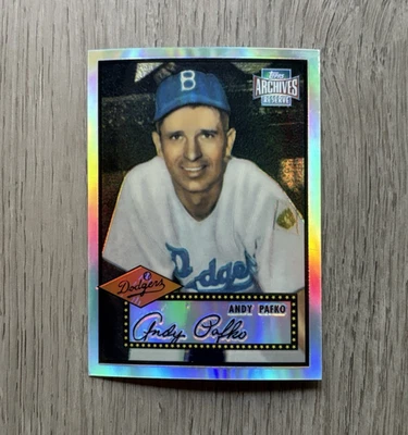 2001 MLB Topps Archives Reserve Reprints | Andy Pafko | #62 | Dodgers - Image 1 of 2