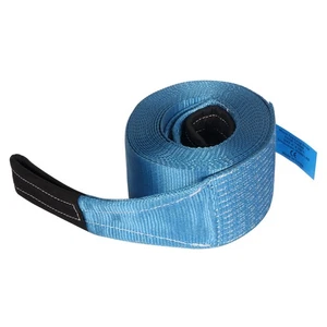 Heavy Duty Recovery Winch Tow Loop Strap Rope Chain 4" x 30' Towing Tow 20000lbs - Picture 1 of 5