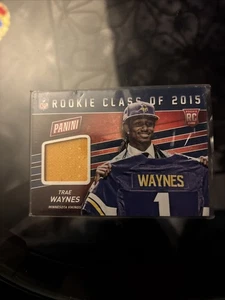 Carta Materiale Panini Rookie Class 2015 Trae Waynes - Foto 1 di 2