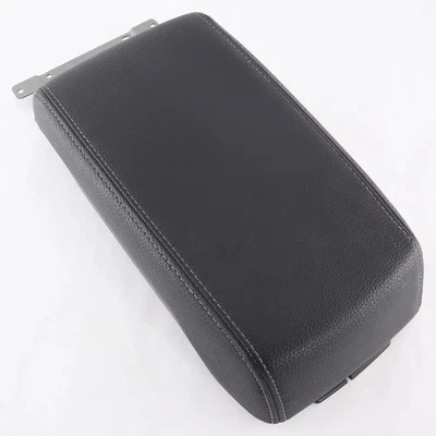 10 - 14 Subaru Legacy Outback Center Console Storage Lid Armrest Black Leather - Image 1 of 4