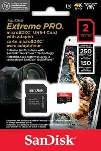 (GENUINE) SanDisk Extreme Pro Memory Card 2TB microSDHC microSDXC - Picture 1 of 2