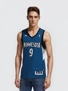 Jersey Adidas Minnesota Timberwolves NBA Rubio No. 9 2013 Blau S Length+2 - Bild 1 von 6