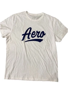 Aeropostale New York T Shirt Men's Size XL White Short Sleeve Embroidered Logo - Picture 1 of 3